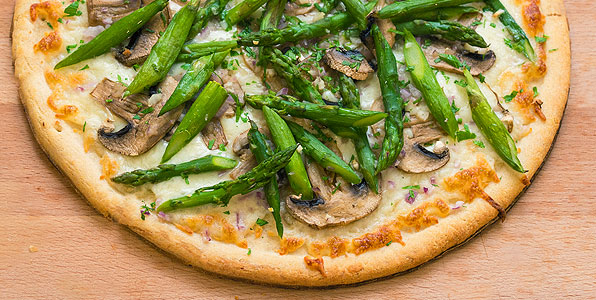 Asparagus Pizza Recipe Image