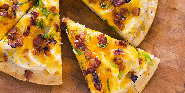 Baked Potato Pizza Recipe Image