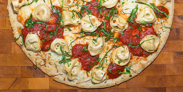 Tortellini pizza Recipe Image